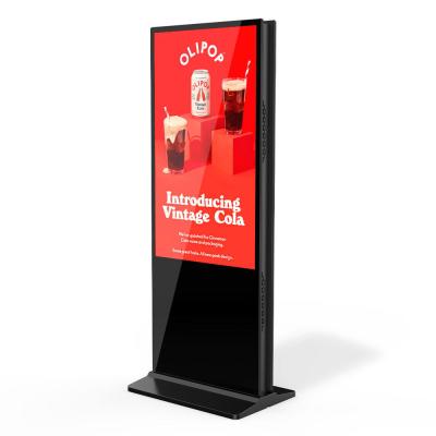 China Pantalla de señalización digital LCD personalizada de alta calidad con resolución de 3840*2160, brillo de 500 nits y función SDK, cartelera LCD vertical en venta
