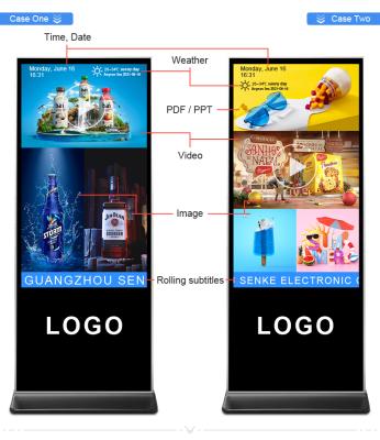 Chine Écran d'affichage LED mobile Portable Display LED au sol pour la publicité commerciale et les événements à vendre