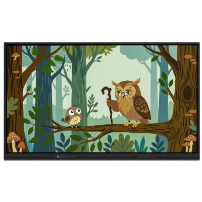 China 75 ιντσών διαδραστικός πίνακας Android OS με ασύρματη προβολή για σχολεία και συνέδρια for sale