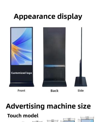 China Digitale Signage-Player mit Touch für den Innenbereich Stand Smart Board Kiosk LED Werbebildschirm zu verkaufen