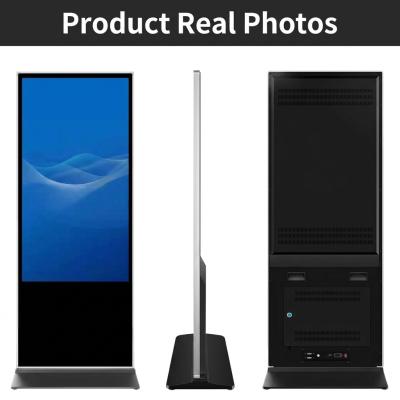 China Pantalla Digital de 43 pulgadas en modo negro con gestión remota de contenido y tamaño de pantalla personalizado para una visualización publicitaria mejorada en venta