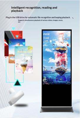 Chine Signage numérique avec angle de vision > 178° et température de stockage de -20°C à 60°C, avec CMS basé sur le cloud ou sur site à vendre