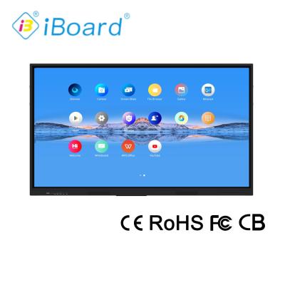 Китай 75-дюймовый инфракрасный сенсорный 4K UHD 3840*2160 мультитач интерактивный сенсорный монитор с функцией AI Android 14 4+32G или 8+128G продается