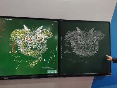 China Digitale zijborden Groene borden voor interactief flatpanel 75/86/98 inch Te koop