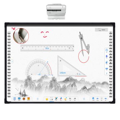 China Electronic DTV Optical Interactive Whiteboard 2 Touch Points for sale