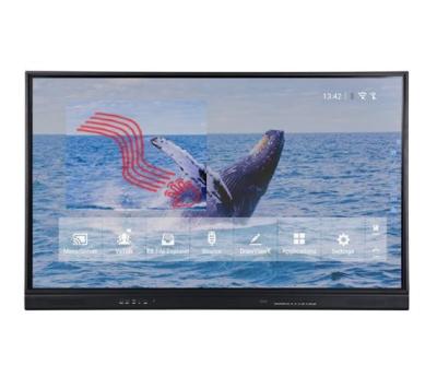 China pantalla LCD táctil interactiva de 65 pulgadas 20 puntos del finger del tacto de la pluma en venta