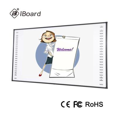 China 120 inch interactief whiteboard met multi-touch en infrarood technologie voor onderwijs Te koop