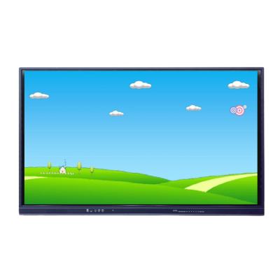 China 350cd/M2 Interactive Flat Panel Digital Board 75 Inch 20 Touch Points Model QS-75 for sale