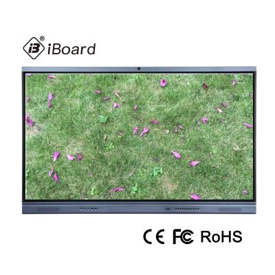China 65 Inch LCD Smart Board With Built In 12MP Camera And 6 Ray MIC for sale