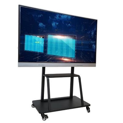 China School Android 11 75 Inch Interactive Flat Panel Multi Touch LED Screen Monitor For Classroom for sale