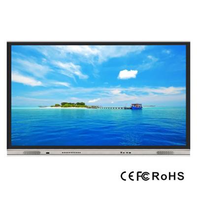 China Educational Equipment 65 Inch 350cd/M2 Android LED Interactive Whiteboard Smart Flat Panel for sale