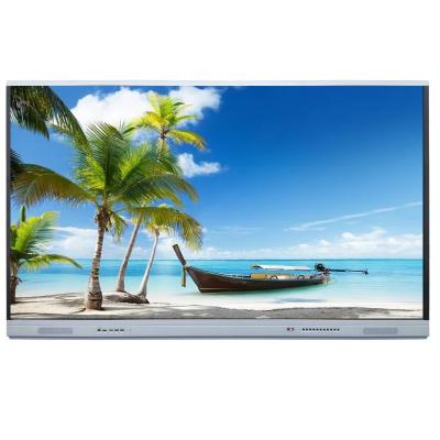China 86 Inch Capacitive Infrared Technology IPS Interactive Touch Screen Monitor DLED Screen for sale