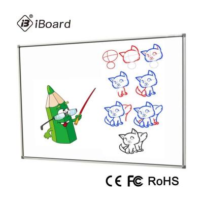 China 180 Dot/S Infrared Interactive Whiteboard 89 Inch Digital Whiteboard For Classroom for sale