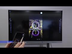 65“ LED Interactive Whiteboard Android 8.0 Touch Screen 4K USB3.0 for Interactive Office School