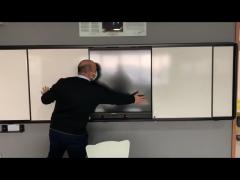 75/86 Inch Interactive Board With Sliding Boards For School Classroom