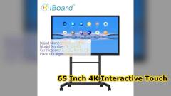 Интерактивный инфракрасный сенсорный экран 65 дюймов 4K UHD Multi-Touch Интерактивный сенсорный экран с функцией AI Android 14 4+32G или 8+128G