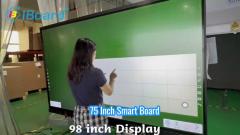 20Точка касания 75 дюймовая LCD умная панель для интерактивных сенсорных решений в школьных офисах Конференция интерактивная плоская панель
