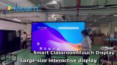 LED 75“ panneau interactif futé de cadre de enseignement d‘alliage d‘aluminium