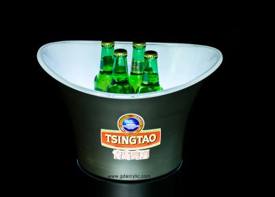 China Moulding Made Customized Plastic Large Capacity Wine Ice Bucket with rechargeable battery for sale