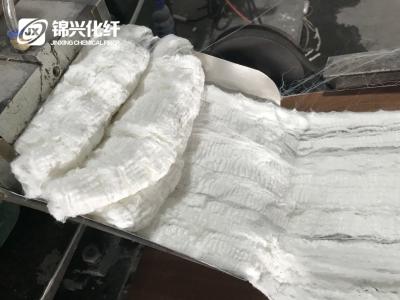 China Polyamide Nylon Flock Tow Crimped Nylon Fiber Nylon Tops Crimped Raw White for sale