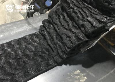 China Polyamide Nylon Staple Fiber Dope Dyed Black Color Crimped Fiber for sale
