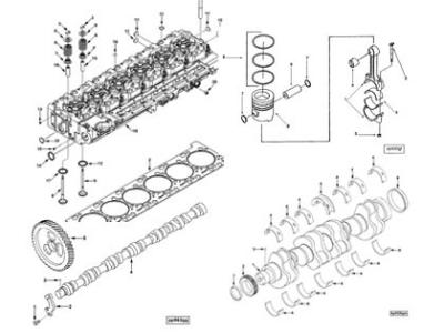 China DCEC Cummins 6CT,6CTA,6CTAA series diesel engine spare parts for sale