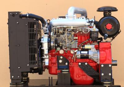 China 3000rpm 4JB Diesel Engine Prime Power From 45KW To 75KW For Power Of  The Fire Fighting Pump In Red for sale
