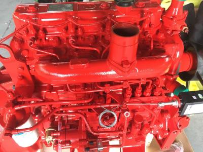 China 3000 tpm 4BD1-G1 dieselmotor 72 kW vermogen voor brandbestrijdingspomp in rood Te koop