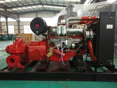 China 3000rpm 6BD-ZL Diesel Engine Prime Power 150KW For Power Of  The Fire Fighting Pump In Red for sale