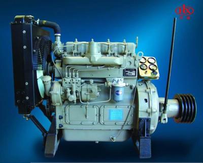 China Motor diesel Ricardo refrigerado por agua con embrague para la potencia del molinillo de paja ZH4100P en venta