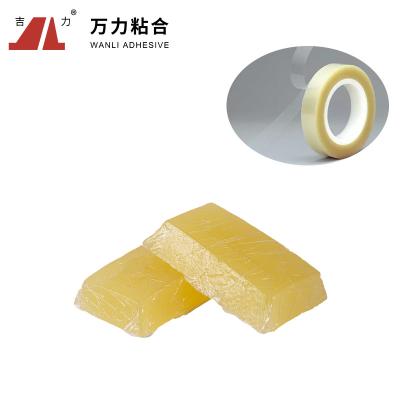 China Esparadrapos de empacotamento do derretimento quente de borracha termoplástico, selagem amarela TPR-2020JD esparadrapo da caixa à venda