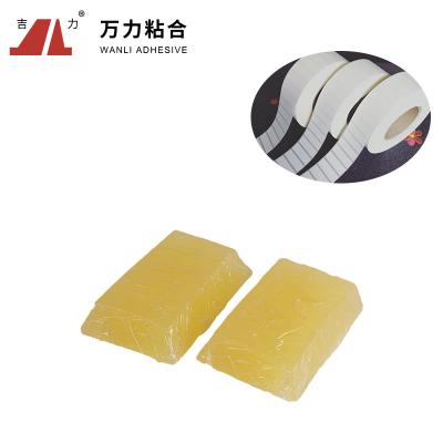 China Derretimento quente amarelado transparente que empacota a colagem TPR-7606 da soldadura térmica da etiqueta adesiva à venda