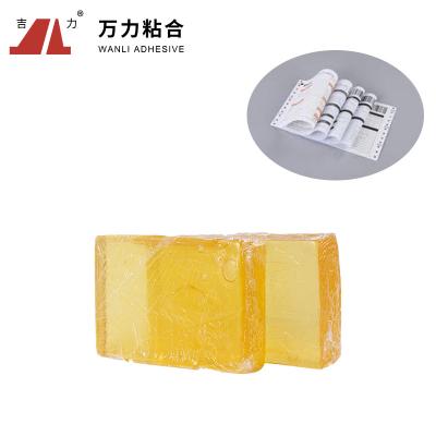 China 9500 Cps Seal Bonding Fugitive Hot Melt Glue Yellow Temperature TPR-4376A for sale