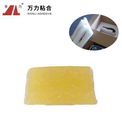 中国 黄色がかった透明で熱い溶解PSA付着力TPRの接着剤の餌TPR-7606 販売のため