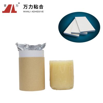 China Los pegamentos calientes del derretimiento del tubo de aire PUR amarillean el pegamento sólido PUR-XBB719 del poliuretano en venta