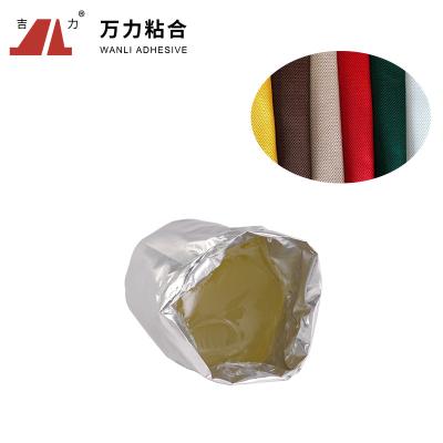 China Light Yellow Textile Adhesive Glue Transparent Viscous Liquid Fabric PUR-8855 for sale