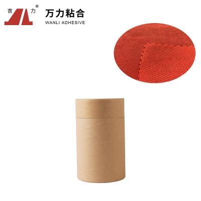 Chine Tissu solide jaunâtre de colle aux adhésifs chauds PUR-6573 de fonte de polyuréthane de stratification de tissu à vendre