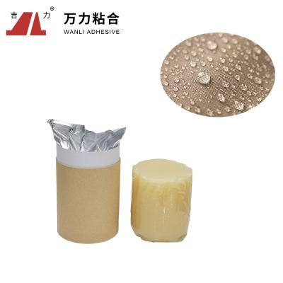 China Functional Pale Yellow Textile Adhesive Glue For Silk Fabric Solid PUR-6060 for sale