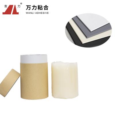 China Decorative Panel Bonding Hot Melt Adhesive For Woodworking Solid Clear Hot Glue Sticks PUR-5837B for sale