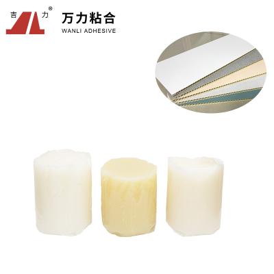 China 110-140 Degree Flat Lamination Hot Melt Adhesives Woodworking PUR Glue For Edgebander PUR-1932F for sale