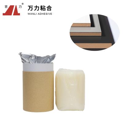 China Solid White UV Laminating Adhesive 6500 Cps Wood Stick Hot Glue PUR-9002.1 for sale