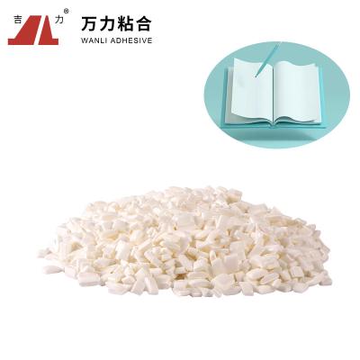 China 7000 Cps Flaky Hot Glue For Book Binding , White Paper Binder Glue EVA-KG-6D for sale