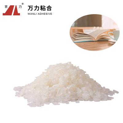 China Colorless Solid Hot Melt Adhesive For Bookbinding 4500 Cps Glue Stick Hot EVA-8450 for sale