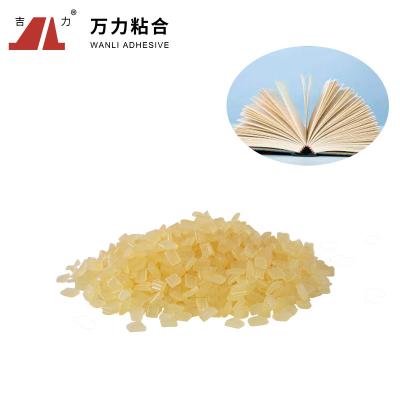 China 150 Degree BookBinding Adhesives Fast Curing Yellowish Perfect Binding Glue Pellets EVA-C-21 for sale