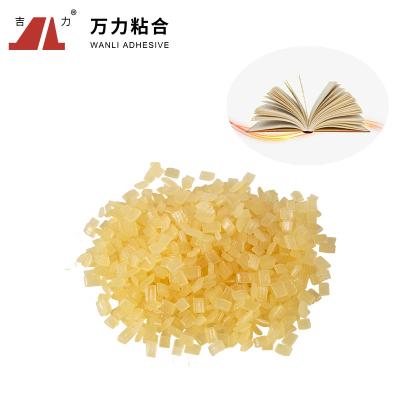 Cina Adesivi a fiocchi giallastri EVA Hot Glue solida EVA-C-22 della rilegatura di libro in vendita