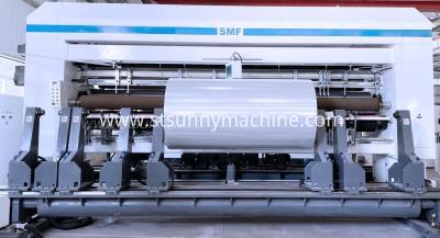 China Jumbo Roll Plastic Film Slitting And Rewinding Machine High Speed for sale