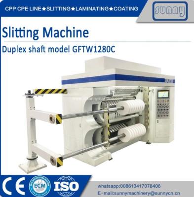 China CE Certificate Duplex Center Slitter Rewinder Machine 380V 3 Phase for sale