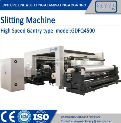 China Film And Flexible Materials Large Rewind Diameter Slitting Machine for sale