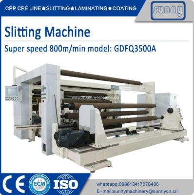 China 600m/Min Slitting And Rewinding Machine For Film Soft Packing Material for sale