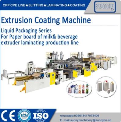 China Liquid Packaging Series Extrusion Coating Machine Multiple Feed Mode for sale